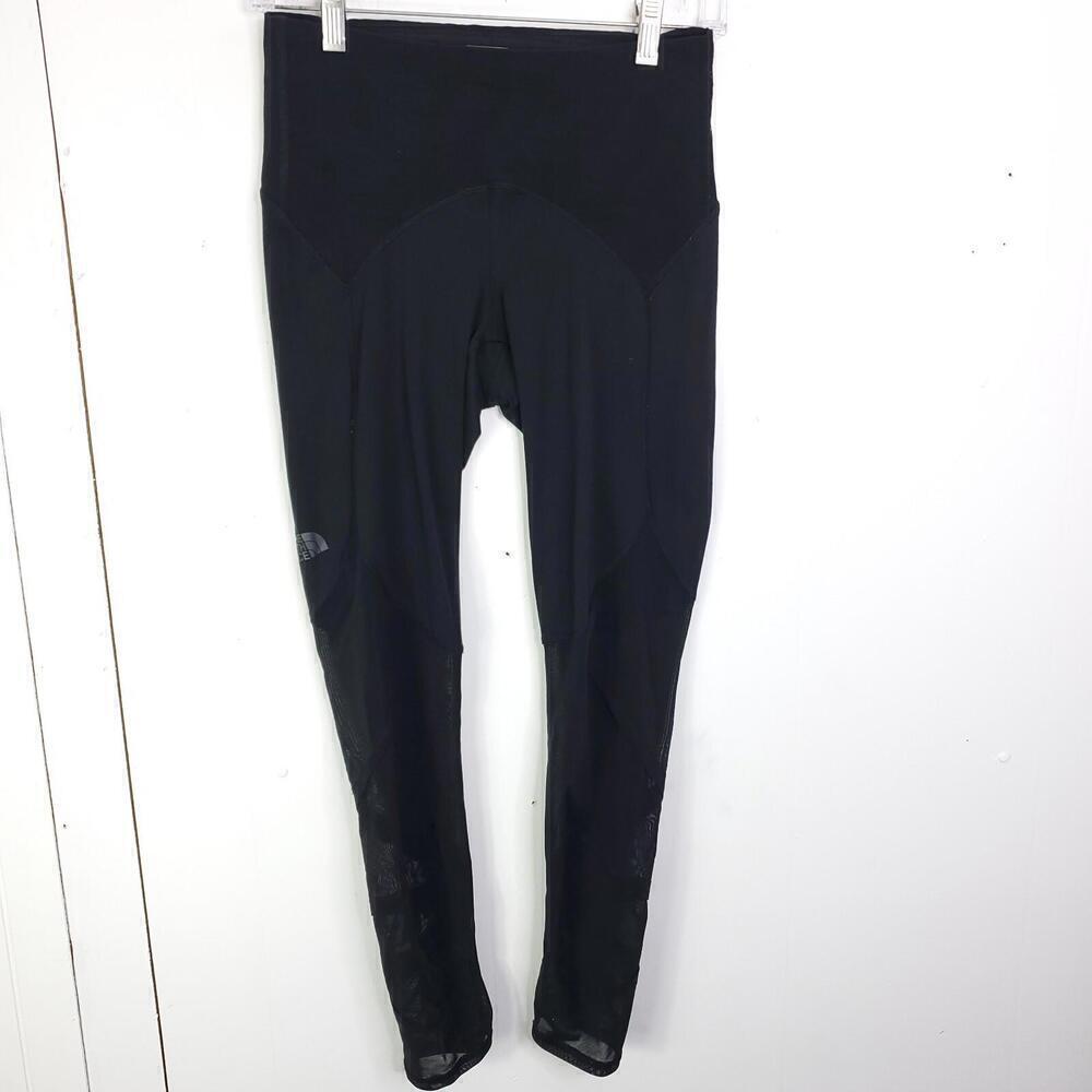 North Face Pants WOmens Small Leggings Flash Dry Mesh Cutouts Cropped Running